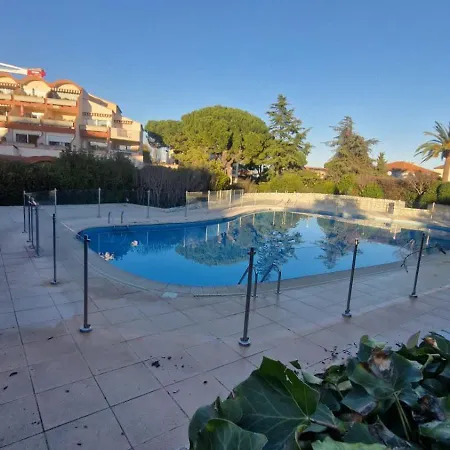 La Perle D'antibes - 2 Pieces, Vue & Piscine * 앙티브