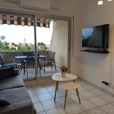 La Perle D'antibes - 2 Pieces, Vue & Piscine 아파트 *